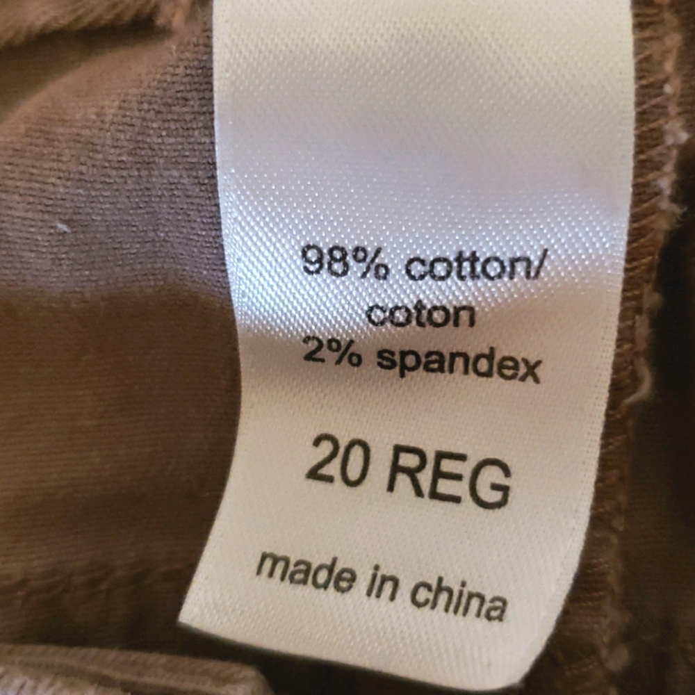 Maurices Women's 20 Reg Brown Pants - Picture 8 of 10